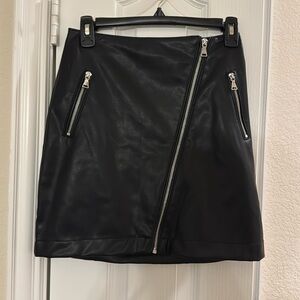Express Faux Leather Skirt